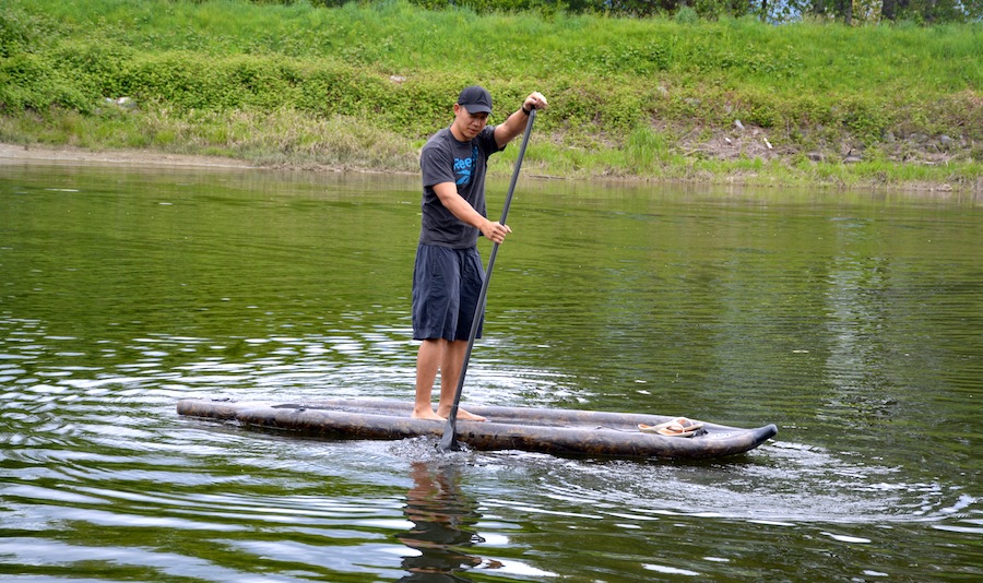 paddling the Airhead SS Camouflage