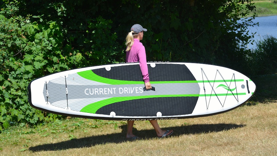 Current Drives inflatable SUP deck pad
