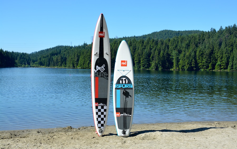Red Paddle Co 14' Elite Race and 11' Sport