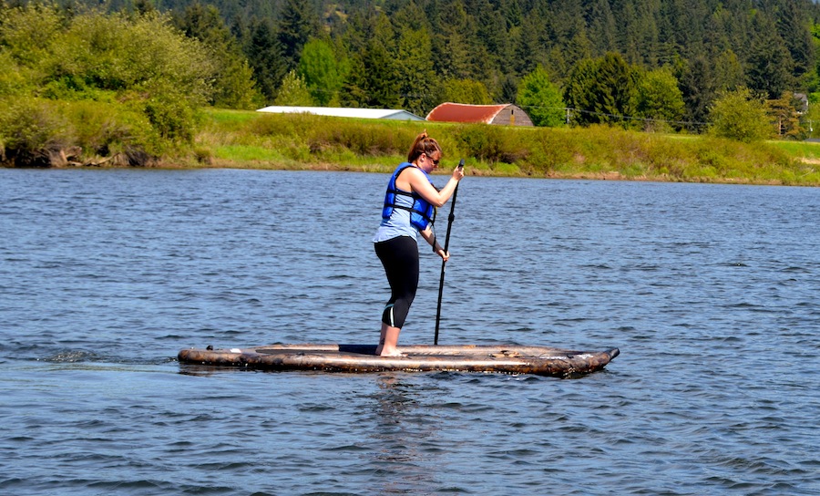 paddling with the Airhead adult sized universal life jacket
