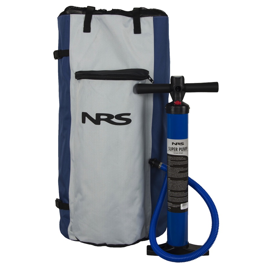 NRS SUP backpack and pump