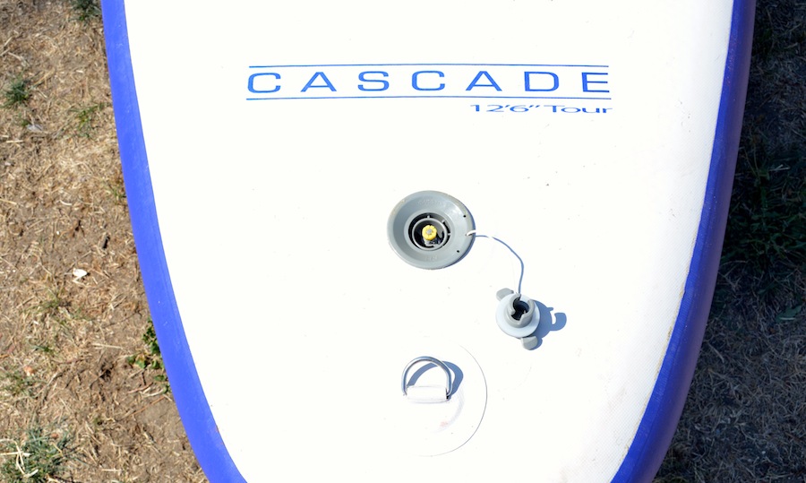 inflatable stand-up paddle board valve