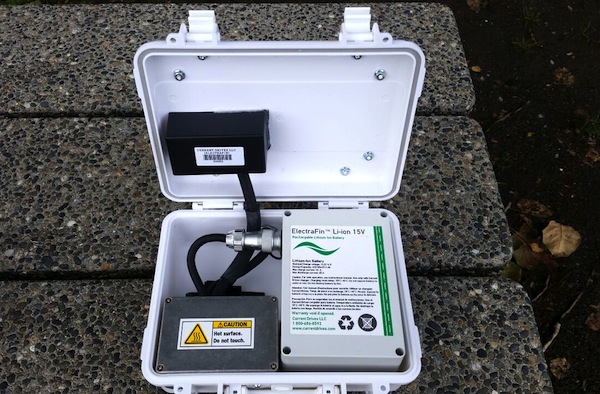 waterproof control case for the ElectraFin