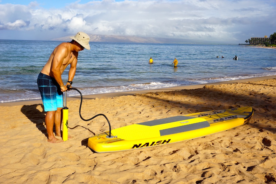 Naish paddle board