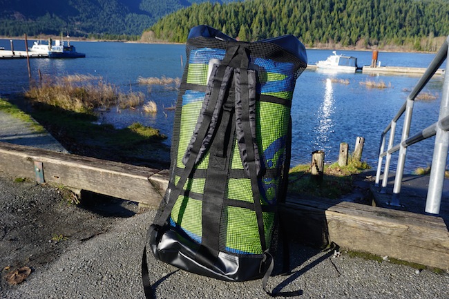Airhead SUP backpack back view