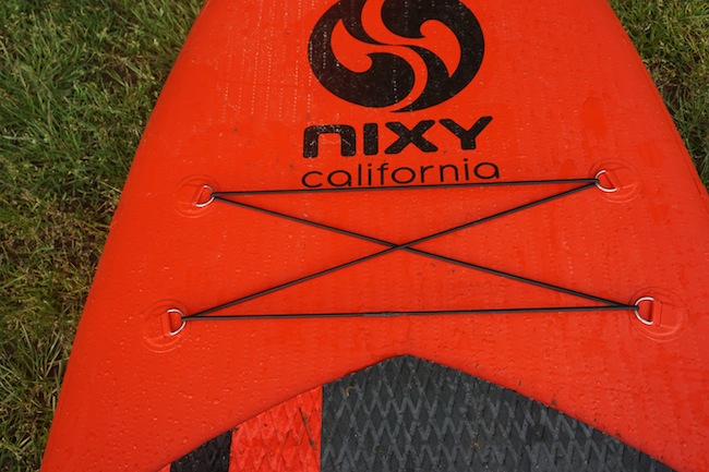 bungee system on Nixy California 10'6" paddle board