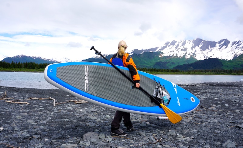 SIC Recon inflatable SUP in Alaska