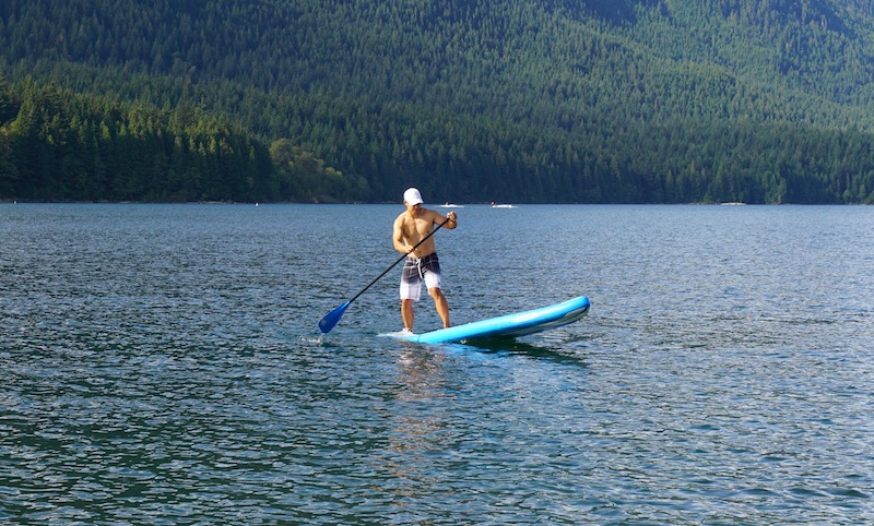 SUP pivot turn iRocker 11' paddle board
