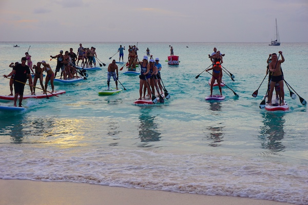 sunset paddle Red Paddle Co Barbados