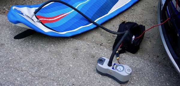 Needlenose SUP with electric pump