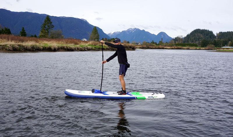 paddleboarding on the Spark