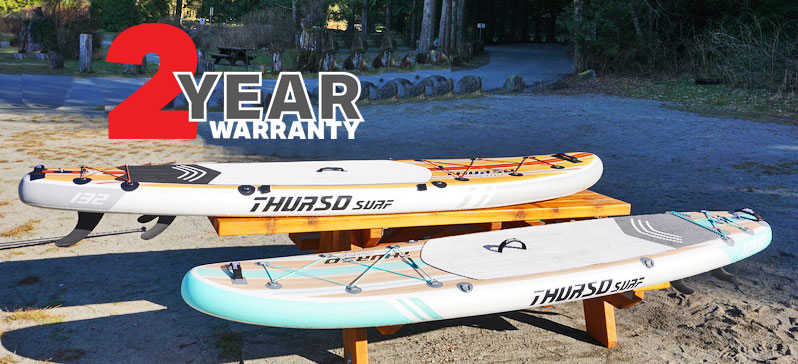 Thurso Surf warranty 2 years 
