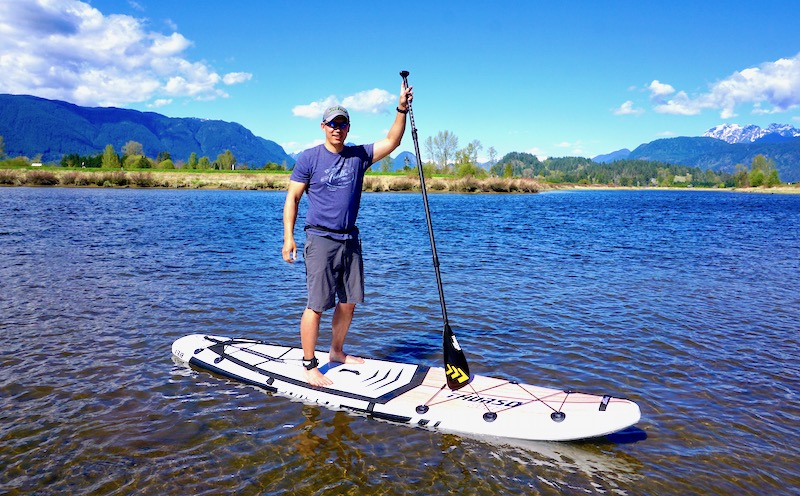 Thurso Surf Expedition stand up paddle board Alouette River BC