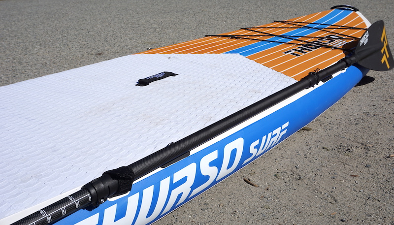 paddle holder on Thurso Surf Max