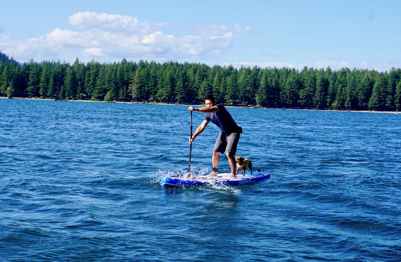 Thurso Surf Max Multi-Purpose paddling through choppy water performance