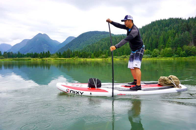 paddle boarding on the Nixy Venice G3 ISUP