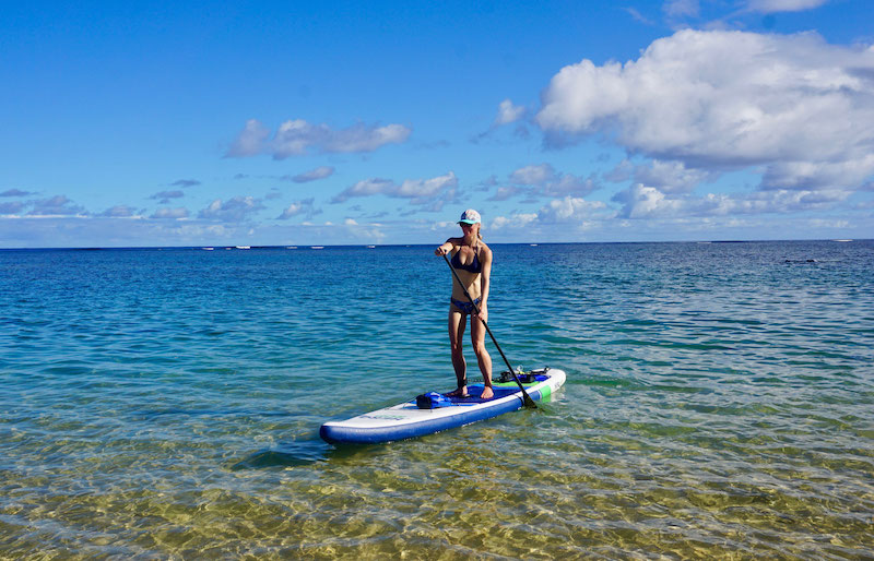 stand up paddle boarding in Kauai