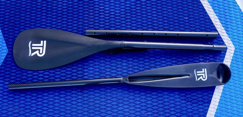3-piece double bladed sup paddle