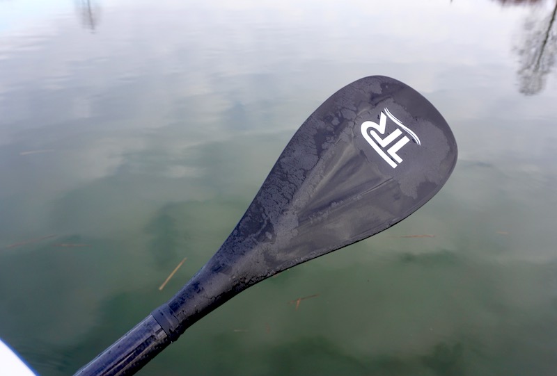 nylon SUP blade on Thumb-Runner paddle