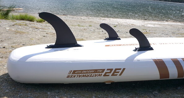 3 removable fins on Waterwalker 132