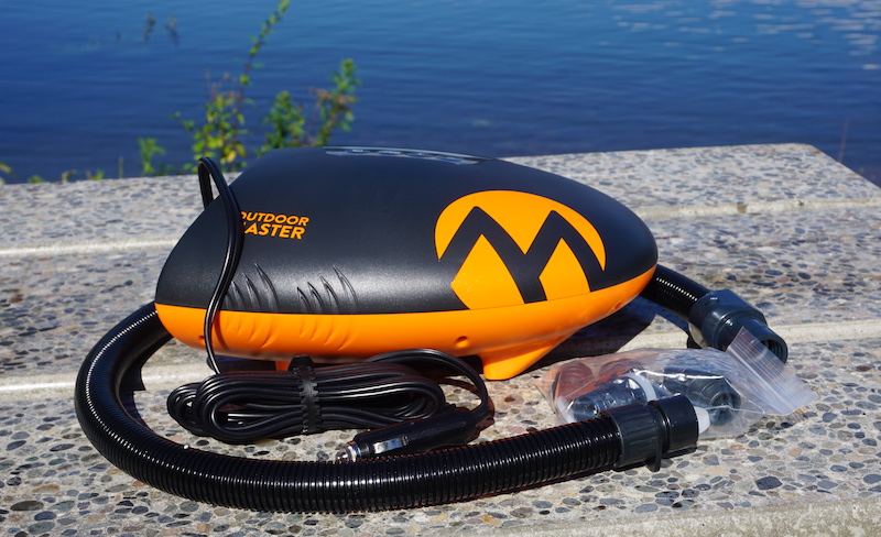 OutdoorMaster Shark Elektrische SUP Pumpe Bewertung – OutdoorMaster DE