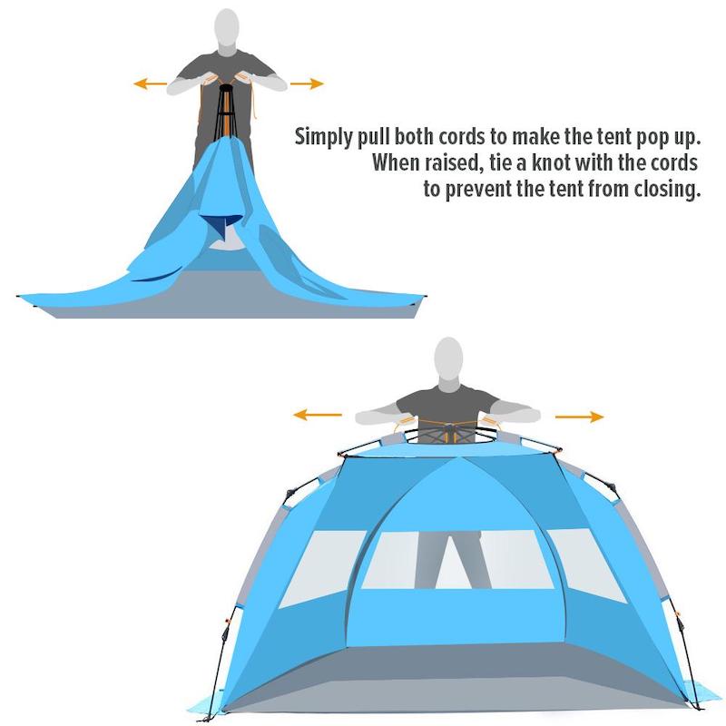 OutdoorMaster Pop Up Beach Tent Review