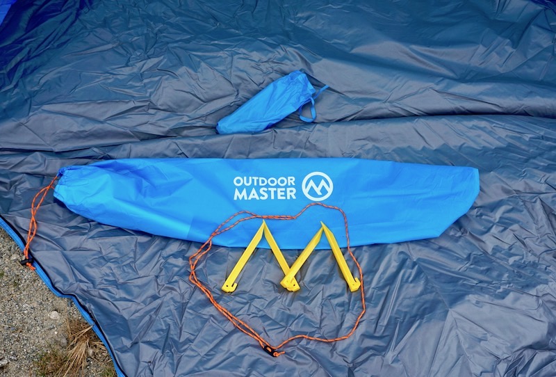 stakes for the OutdoorMaster tent