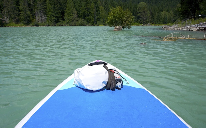 paddleboarding at Green Lake 