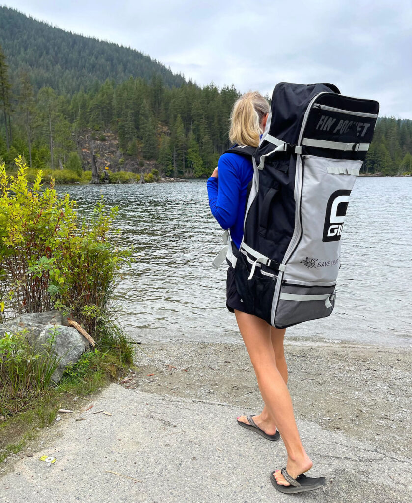Carrying the Gili Air Backpack