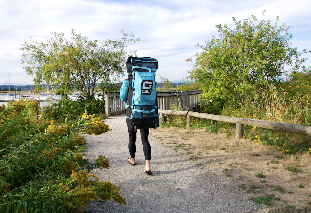 Carrying the Gili Meno Touring Backpack