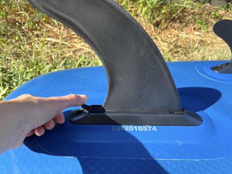 easy snap lock fin for paddle board