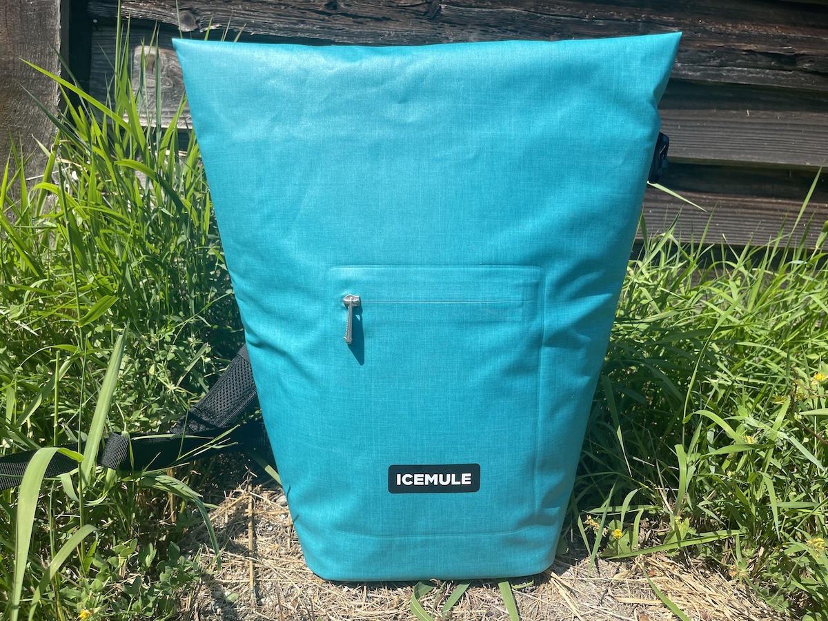 Icemule Jaunt Cooler front zippered pocket