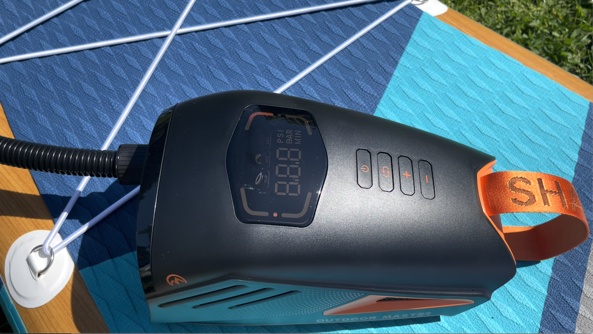 Shark 3 electric sup pump with digital display
